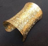 Bracelete Textura Dourado